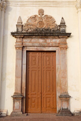 old wooden door