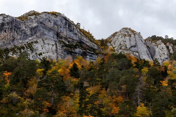 fall in the mountains