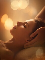 Ayurveda massage therapy for relaxation and wellness at a traditional spa retreat embracing serenity in a soothing environment