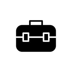 Briefcase icon vector for web and mobile app. suitcase sign and symbol. luggage symbol.