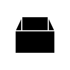 Box icon vector for web and mobile app. box sign and symbol, parcel, package
