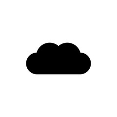Cloud icon vector for web and mobile app. cloud sign and symbol