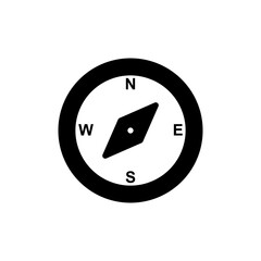 Compass icon vector for web and mobile app. arrow compass icon sign and symbol