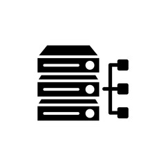 Database icon vector for web and mobile app. database sign and symbol