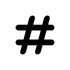 Obraz premium Hashtag icon vector for web and mobile app. hashtag sign and symbol