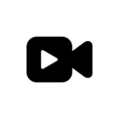 Video icon vector for web and mobile app. video camera sign and symbol. movie sign. cinema