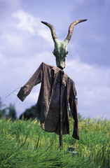statue of a scarecrow