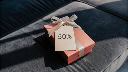 Luxury Gift Box with Discount Sticker