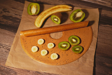 Sugar-free pastillas, frips, fruit chips. High quality photo