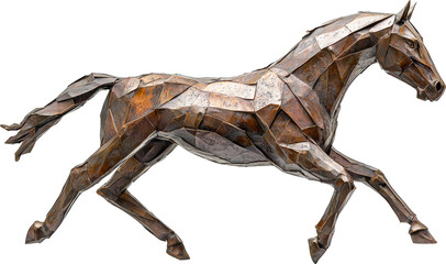Fototapeta premium horse statue made from bronze 
