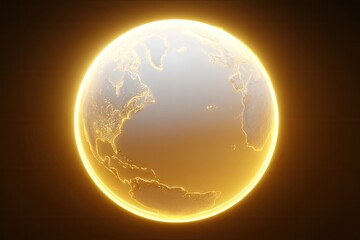 Burning Earth, Fiery Planet, Global Warming, Intense Heat, Astronomical Phenomenon, Vivid Image.