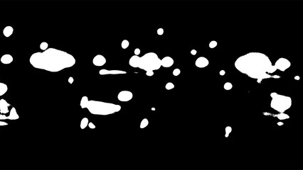 Abstract Brush Stroke Splatter Grungy Ink Illustration Design Element