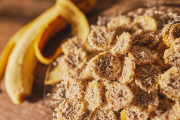 Sugar-free pastillas, frips, fruit chips. High quality photo