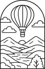 Simple Art Bold and Easy Designs for Coloring pages for Adults and Teens. Black and white coloring pages for Amazon KDP with color in this image 