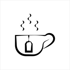 Tea Cup And Tea Bag Icon