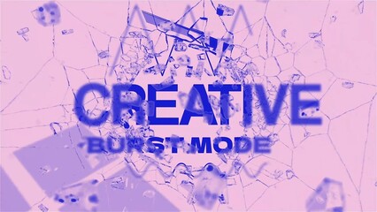 Glass Shards Motion Typography Intro