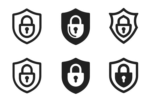 OOP Logo Variations. Object-oriented programming (OOP) chart. Set Logo of OOP: encapsulation symbol. Icon set. harmonious logo variations of the same