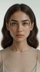 Portrait of a young Girl as a fashion model, still life photography