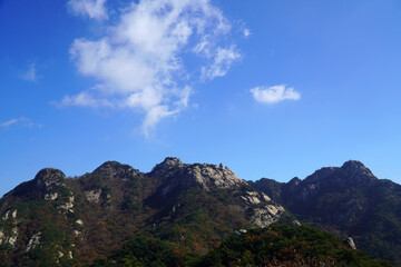 a beautiful afternoon on Mount Bukhan