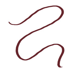 Abstract Zigzag Wavy Line Minimalist Design