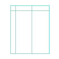Simple Column Table Graphic 