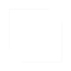 White thin line square frame element..