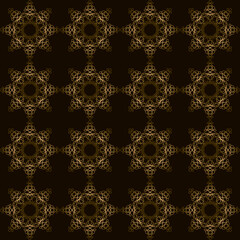 Original abstract seamless pattern on a brown background