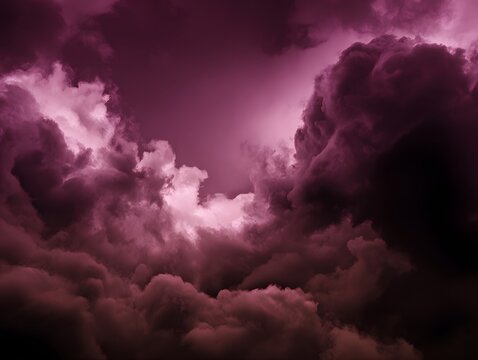 midgard. Dark purple storm clouds gathering before rainfall, dramatic sky formation, natural weather phenomenon. travel magazines, destination branding, designed for travel destination branding.