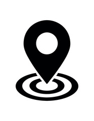 origin flat black solid vector illustration isolated on white background