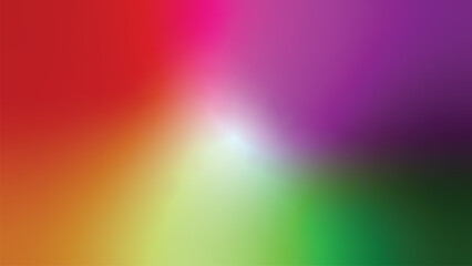 Vibrant abstract vector gradient background with smooth color transitions and bright central light