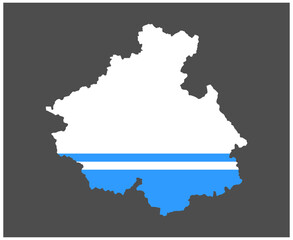 Altai National Europe Flag Map Emblem Symbol Icon Vector Illustration Abstract Design Element