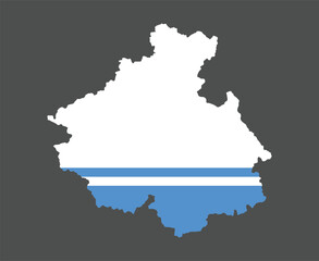 Altai National Europe Flag Map Emblem Symbol Icon Vector Illustration Abstract Design Element