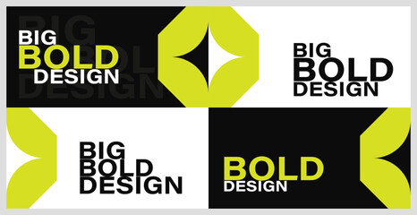 Bold Graphic Design Illustration of Geometric Background