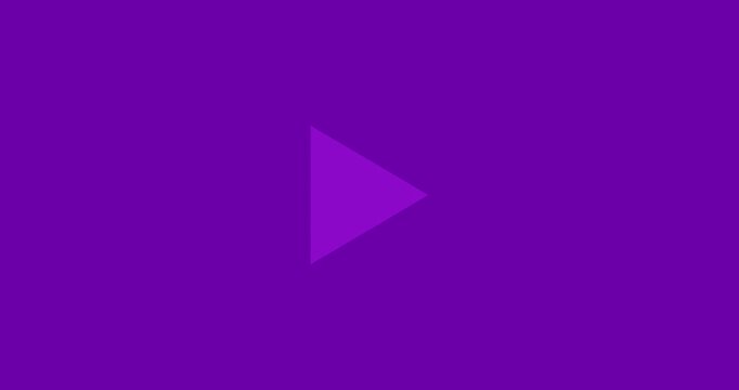 Multimedia animated icon animated high quality play