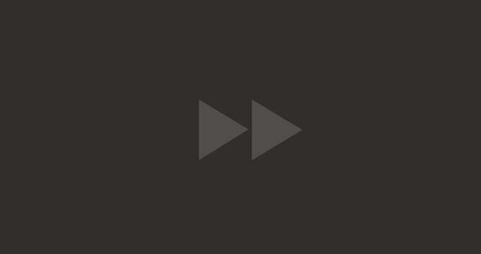 Multimedia animated icon animated high quality fast forward