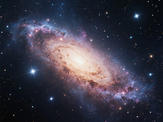 Fototapeta premium Space Galaxy Filled with Stars