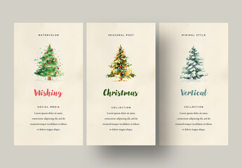Social Story Layouts With Christmas Theme
