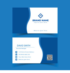Modern and professional business card design with a clean layout and warm brown color palette