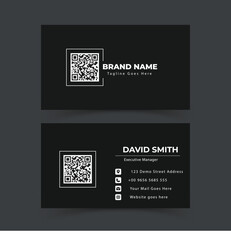 Modern and professional business card design with a clean layout and warm brown color palette