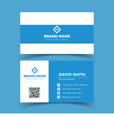 Modern and professional business card design with a clean layout and warm brown color palette