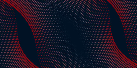 Abstract digital wave of particles. Futuristic point wave. Technology background vector. Vector illustration