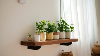 Bring vibrant greenery indoors with potted plants