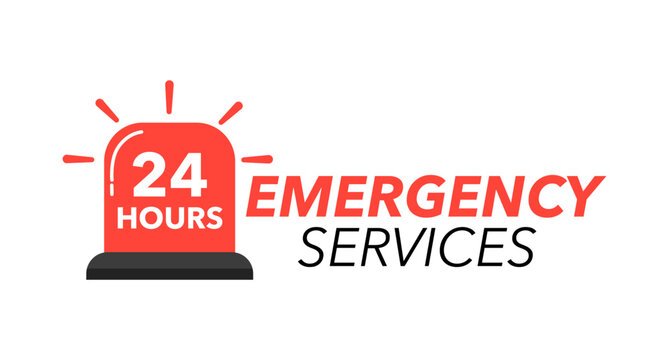 Life saving emergency services logo concept vector illustration.