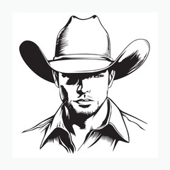 cowboy with hat