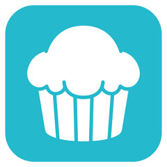 Muffin icon vector image. Can be used for Morning and Breakfast.