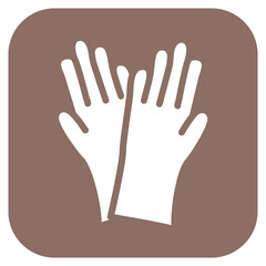 Obraz premium Rubber Gloves icon vector image. Can be used for House Cleaning.