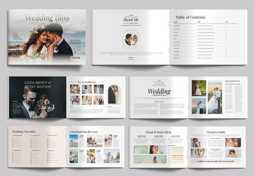 Wedding Magazine Template