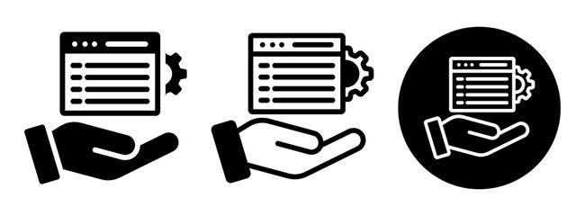 Internal Services Icon Collection Glyph & Mixed Style