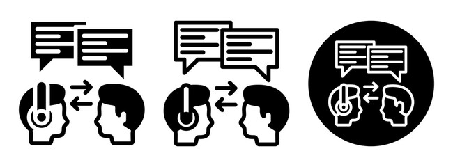 Direct Support Icon Collection Glyph & Mixed Style