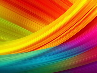 Abstract Background of Vibrant, Overlapping, Translucent Curves